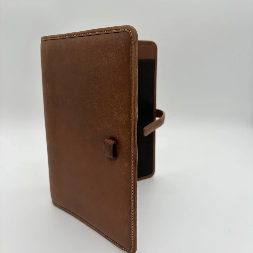 Coach Vintage IPad mini Folio Case Brown leather